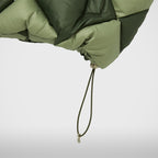 Thug Club Checkmate Puffer Vest in khaki, view 3 of 3