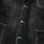 Thug Club Denim Blazer in black, view 6 of 9