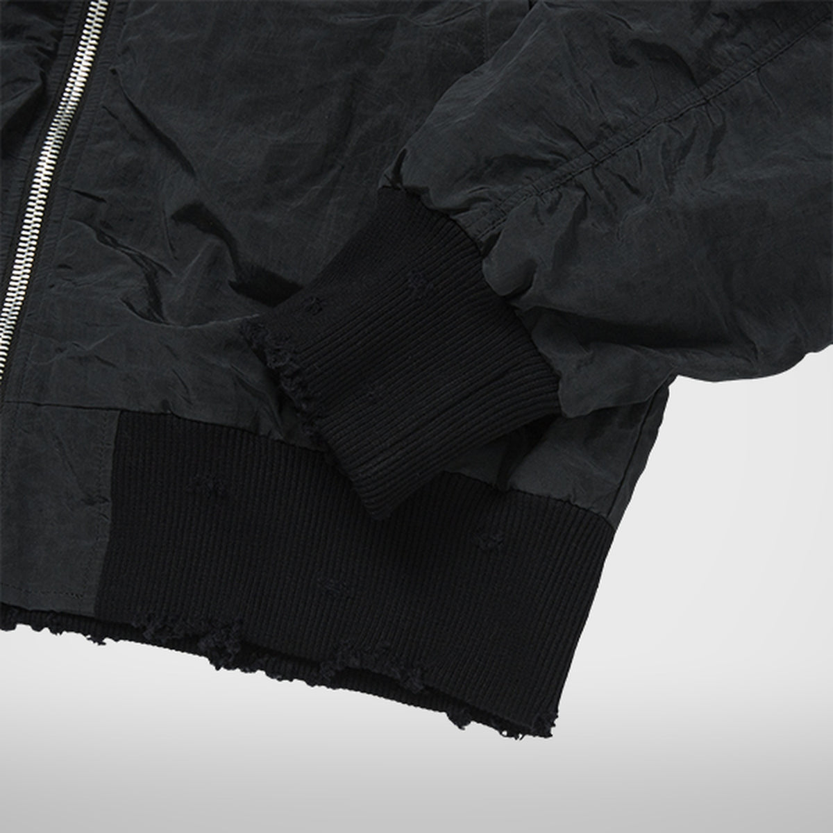 Thug Club Scarred Tango Charlie Bomber in black, view 6 of 7