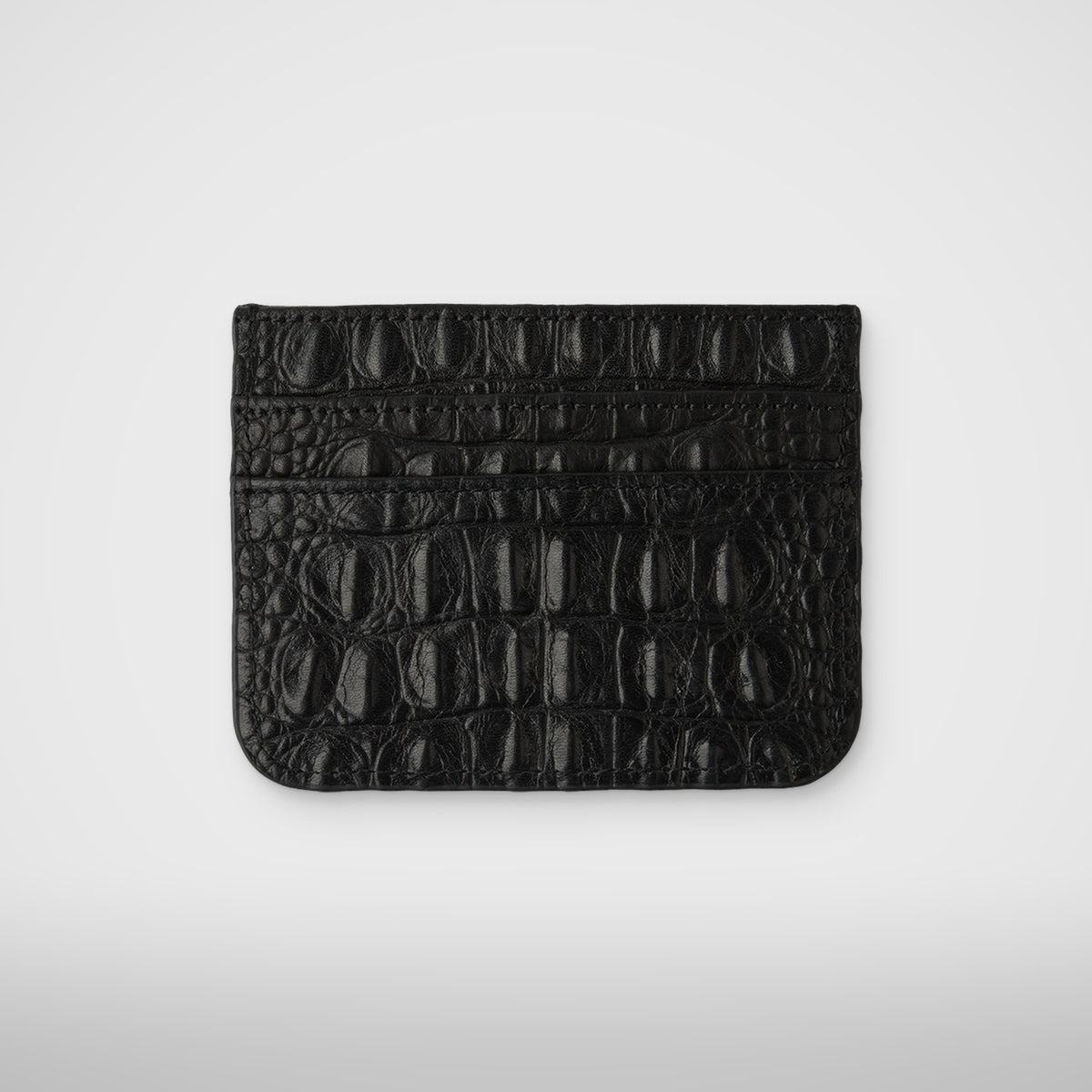 Thug Club TC Crocodile Card Holder in black, view 2 of 2