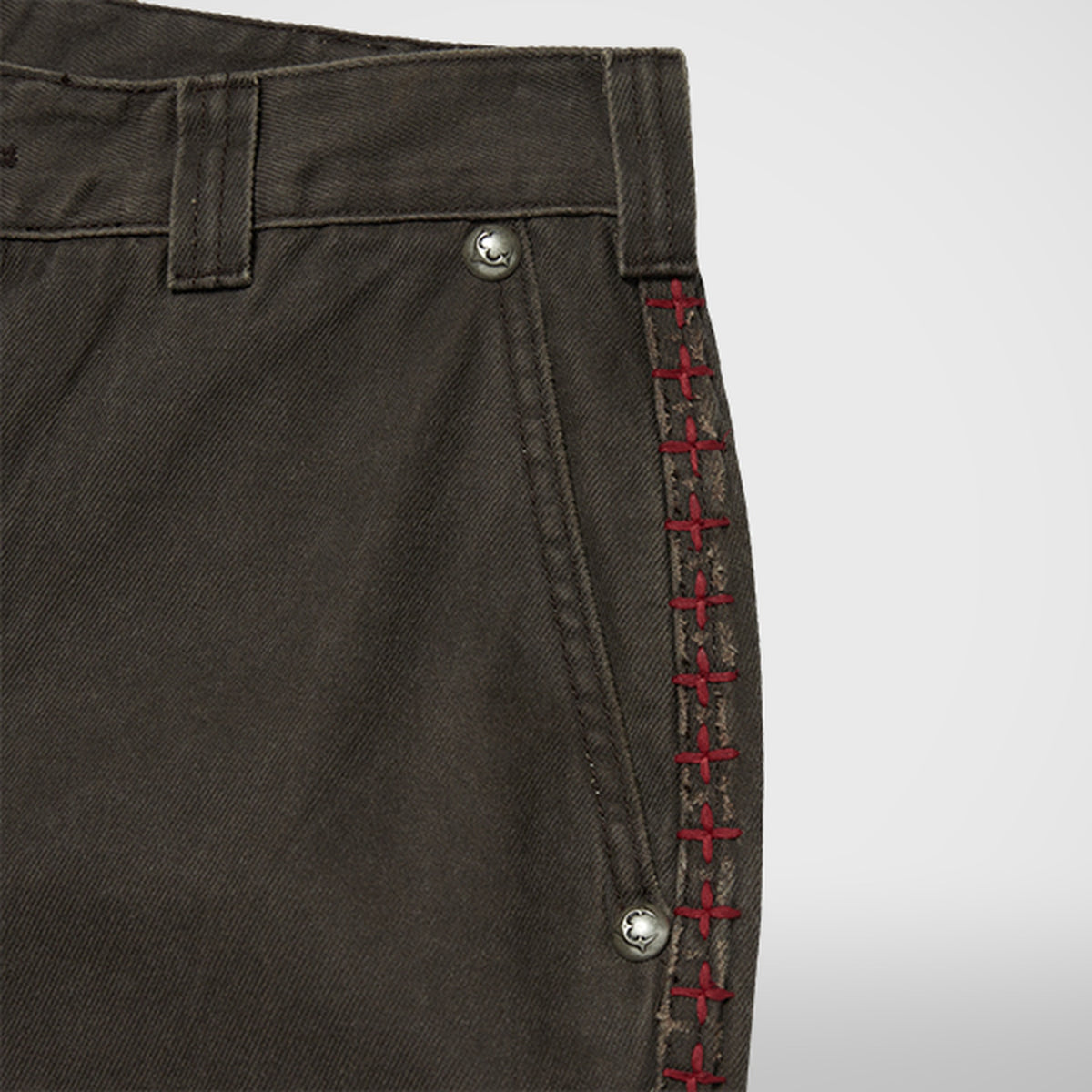 Thug Club X Stitch Pants in brown, view 4 of 9