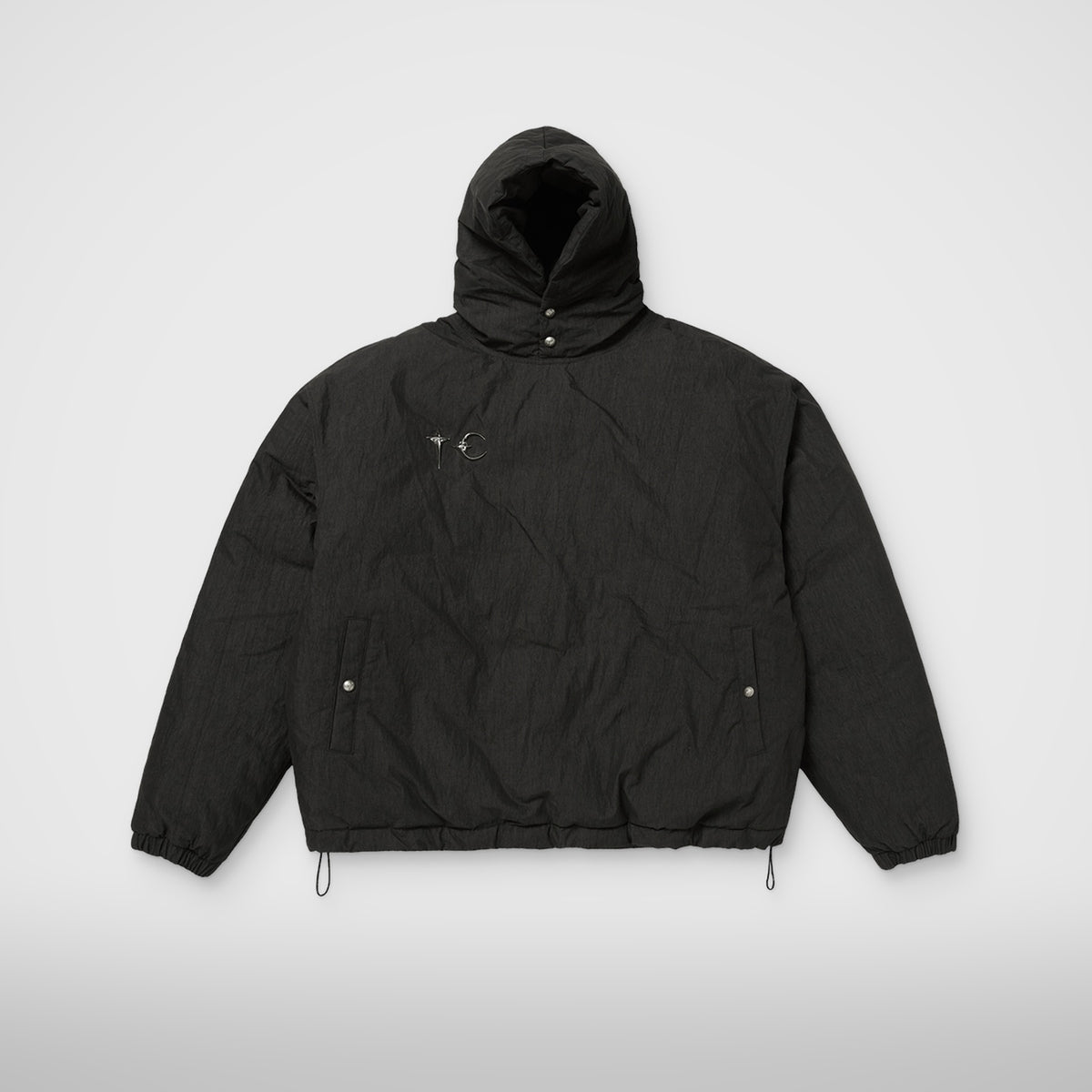 Thug Club Armor Down Hoodie in black