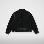 Thug Club X Stitch Eisenhower Jacket in black, view 2 of 10