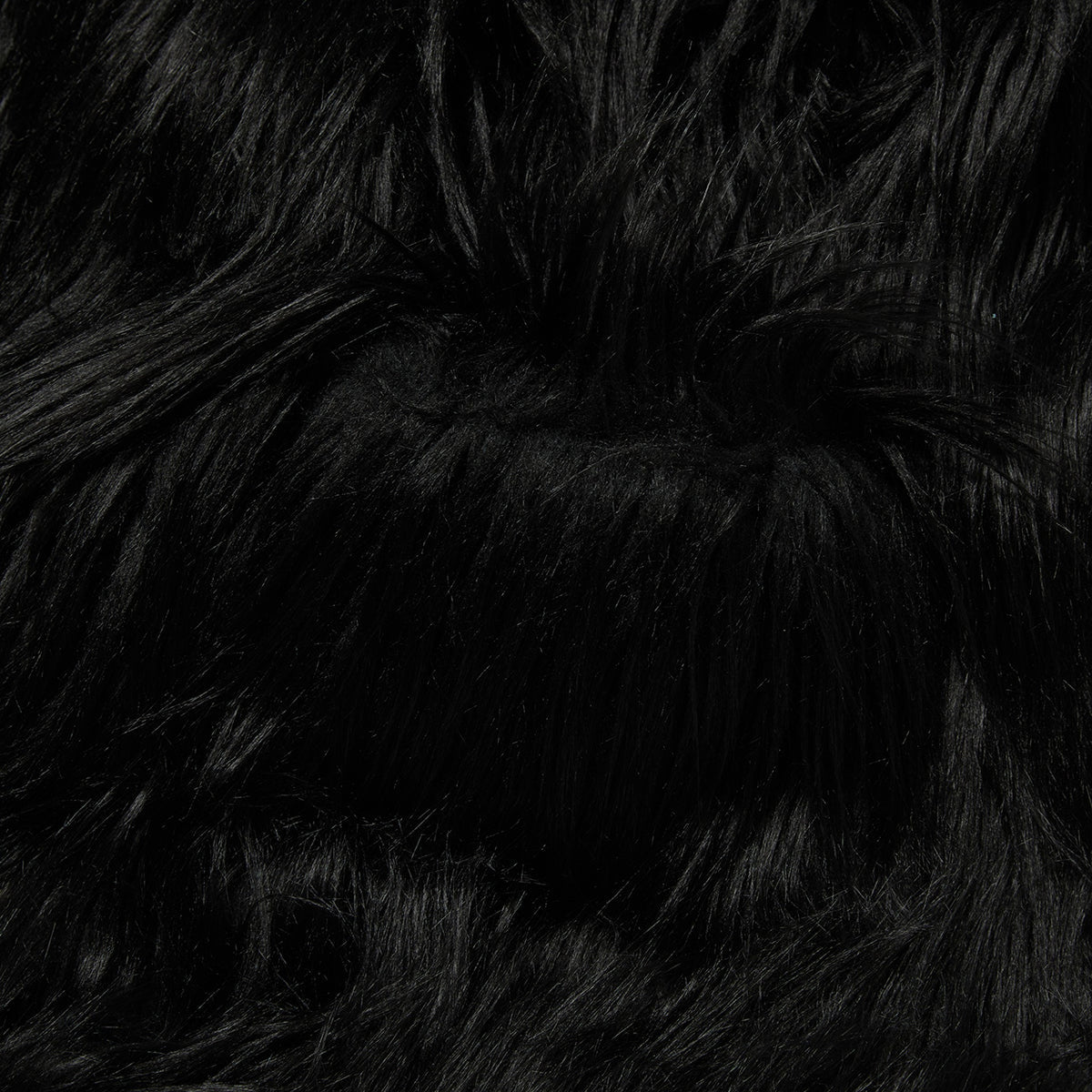 Thug Club TC Crow Fur Coat in black, view 5 of 8