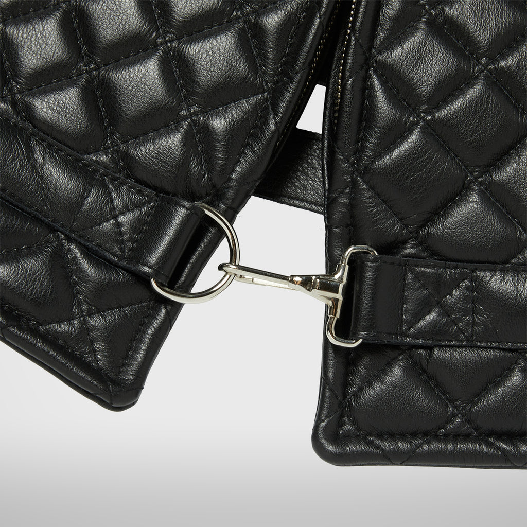TC QUILTING LEATHER LIFE VEST