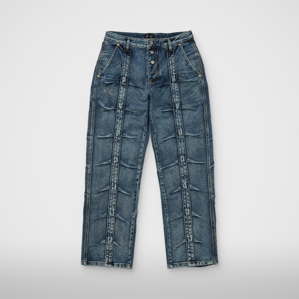 Thug Club Line Gob Denim Pants in blue