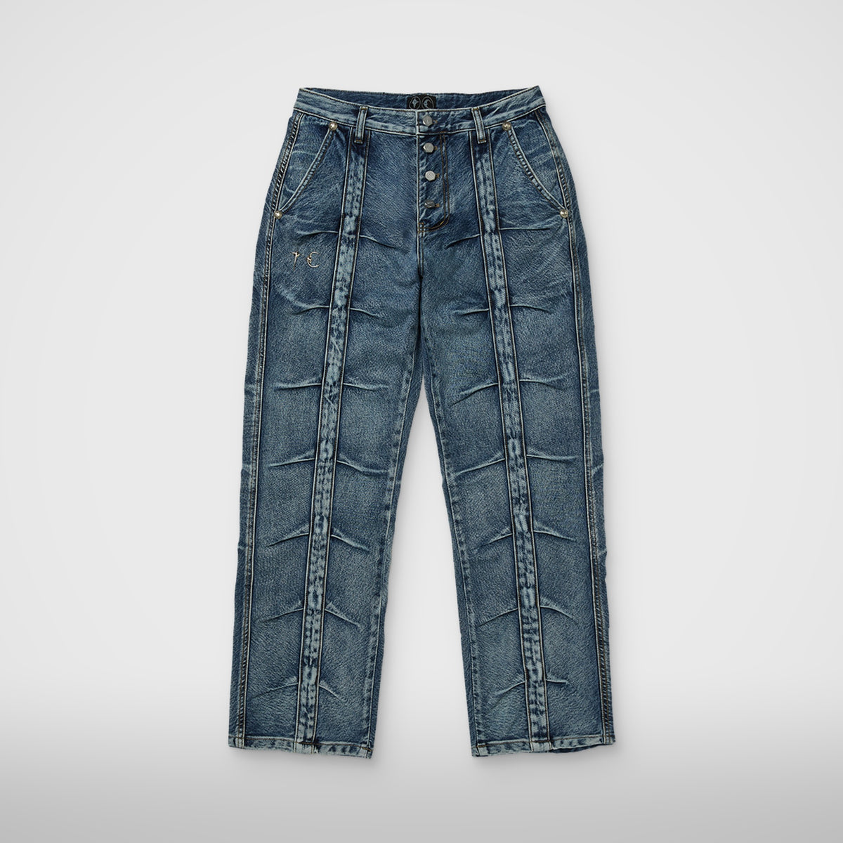 Thug Club Line Gob Denim Pants in blue