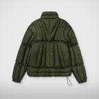 Thug Club War Life Down Jacket in khaki, view 2 of 9