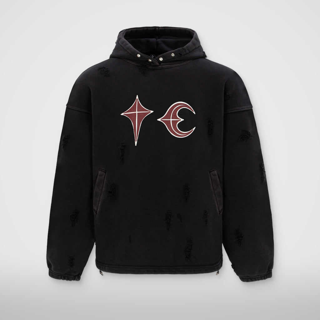 Thug Club Rock Hoodie in black