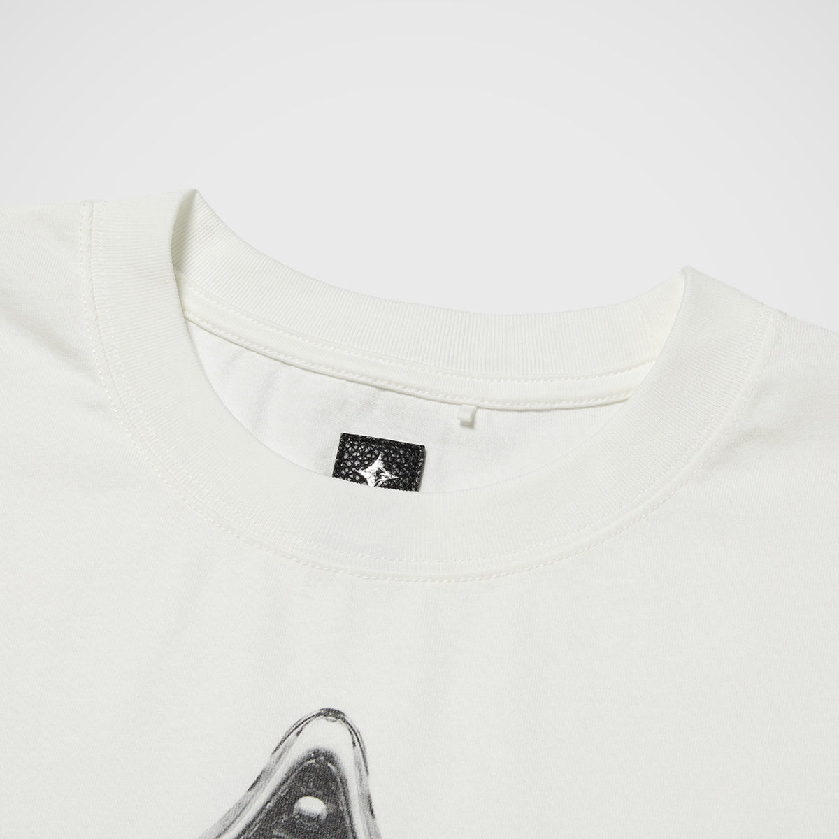 Thug Club Tantalum Shield Tee in white, view 3 of 3