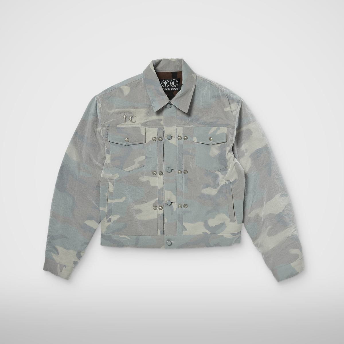 Thug Club Clouded Bio Army Jacket in multi