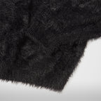 Thug Club Pack Fur Sword Hoodie in black, view 6 of 6