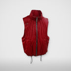 Thug Club Cave Goose Down Vest in red