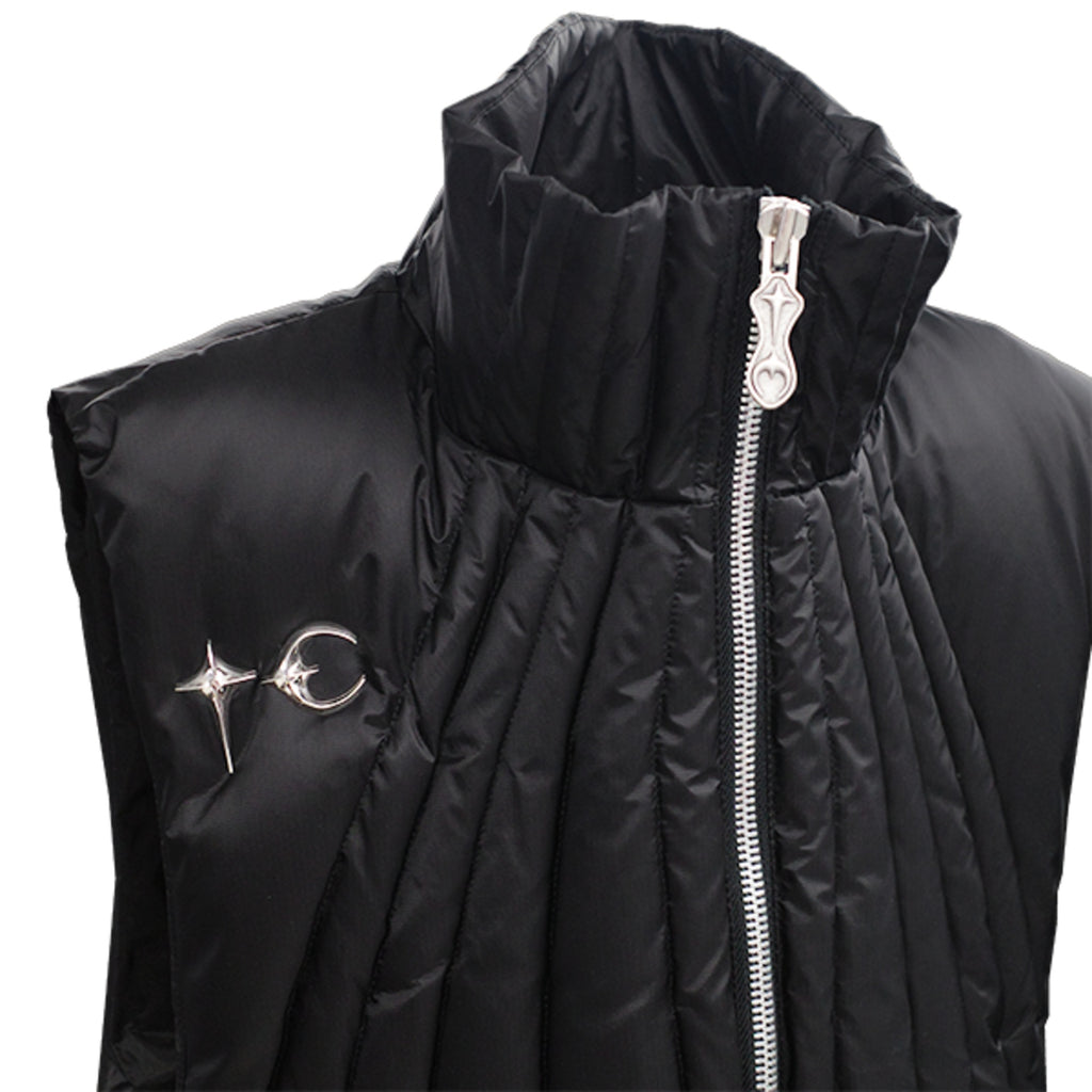 Thug Club Cave Goose Down Vest in black, view 4 of 4