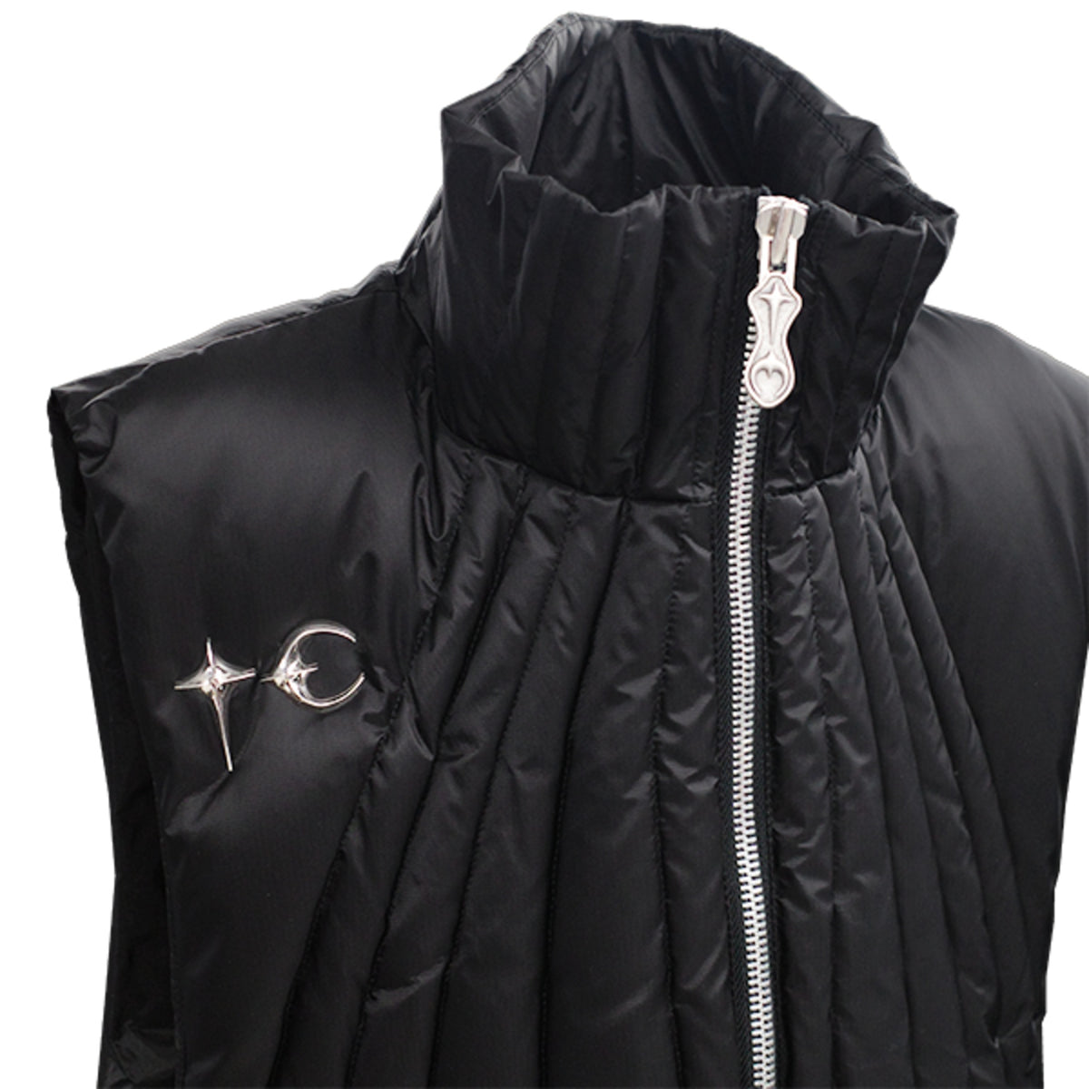 Thug Club Cave Goose Down Vest in black, view 4 of 4