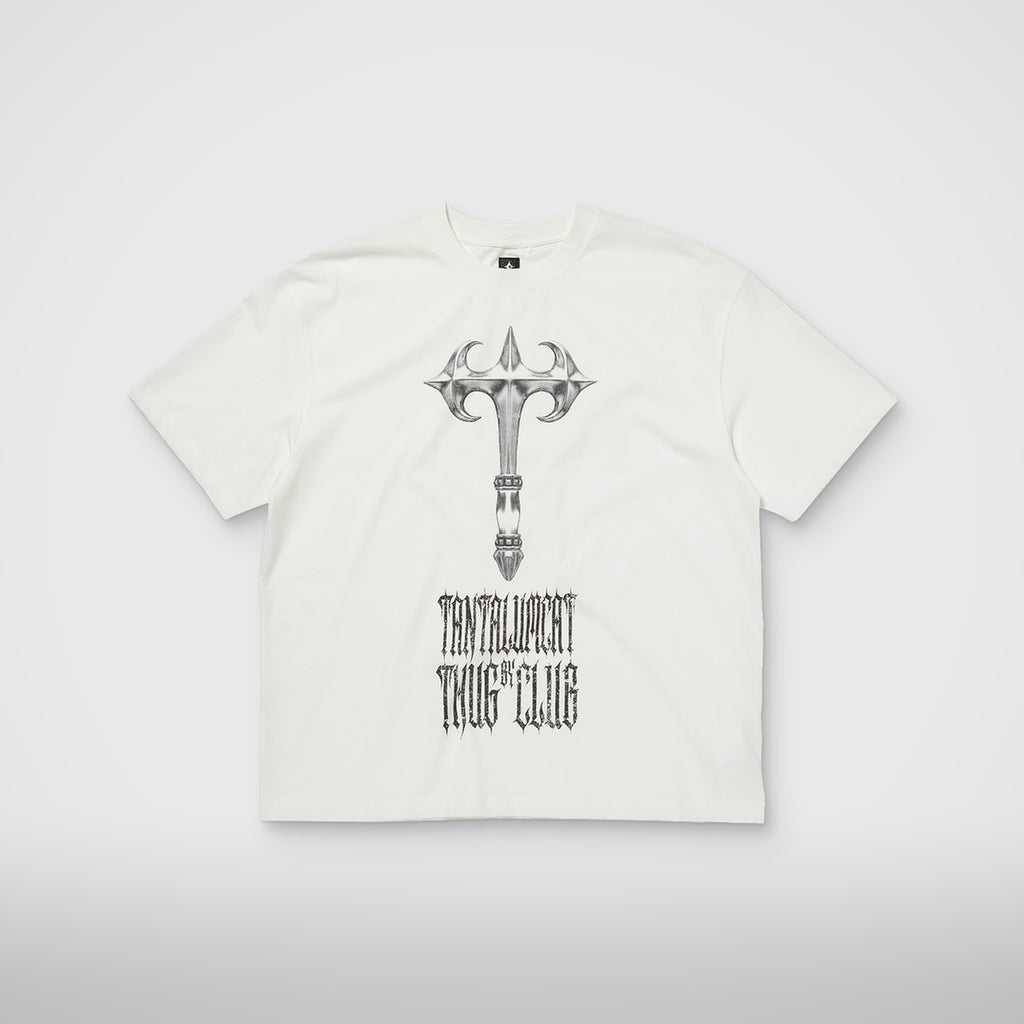 Thug Club Tantalum Axe Tee in white