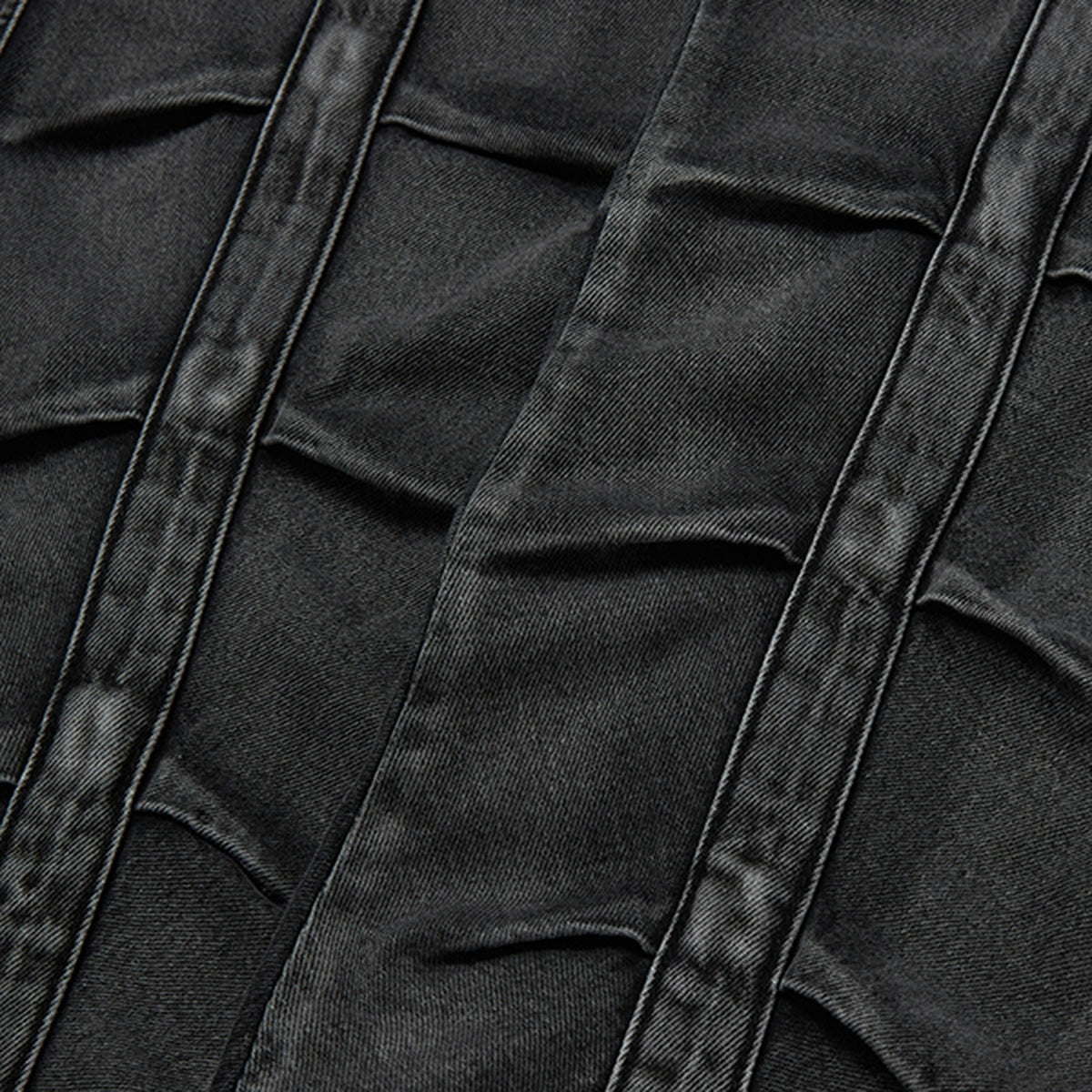 Thug Club Line Gob Denim Pants in black, view 6 of 7