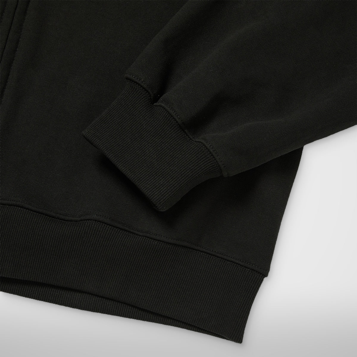 Thug Club TC Two Face Fur Hooded Zip-Up in black, view 7 of 8