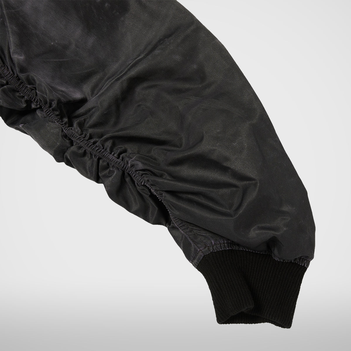 Thug Club Jamong Two Tone Washed MA-1 Jacket in black, view 4 of 4