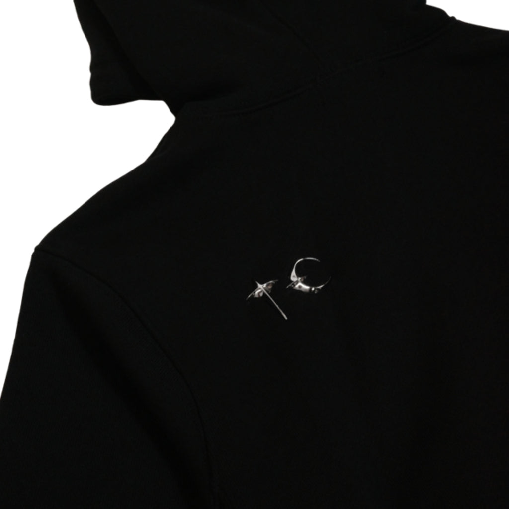 Thug Club Womens Armor Hoodie in black, view 5 of 5