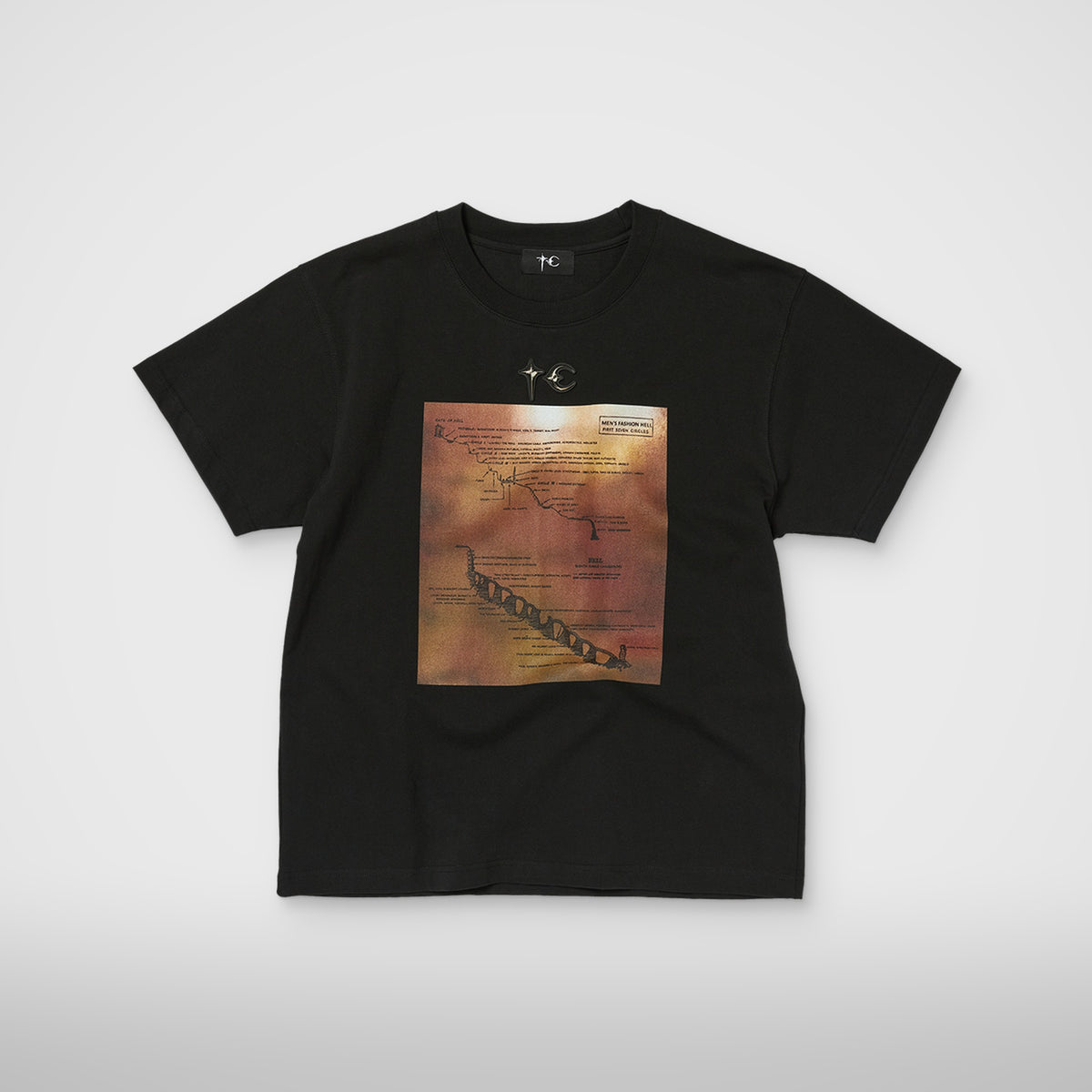 Thug Club Men's Fashion Hell T-Shirt in black