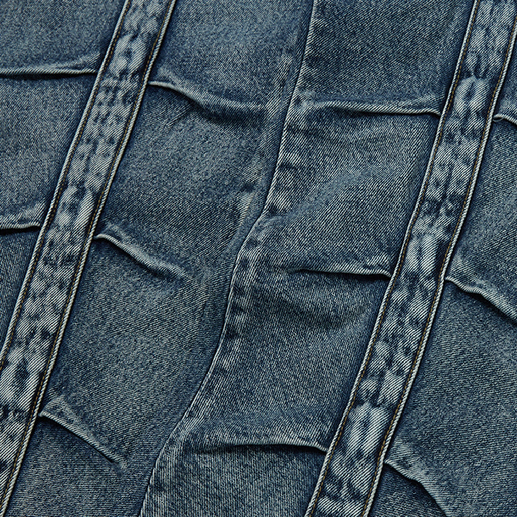 Thug Club Line Gob Denim Pants in blue, view 5 of 6