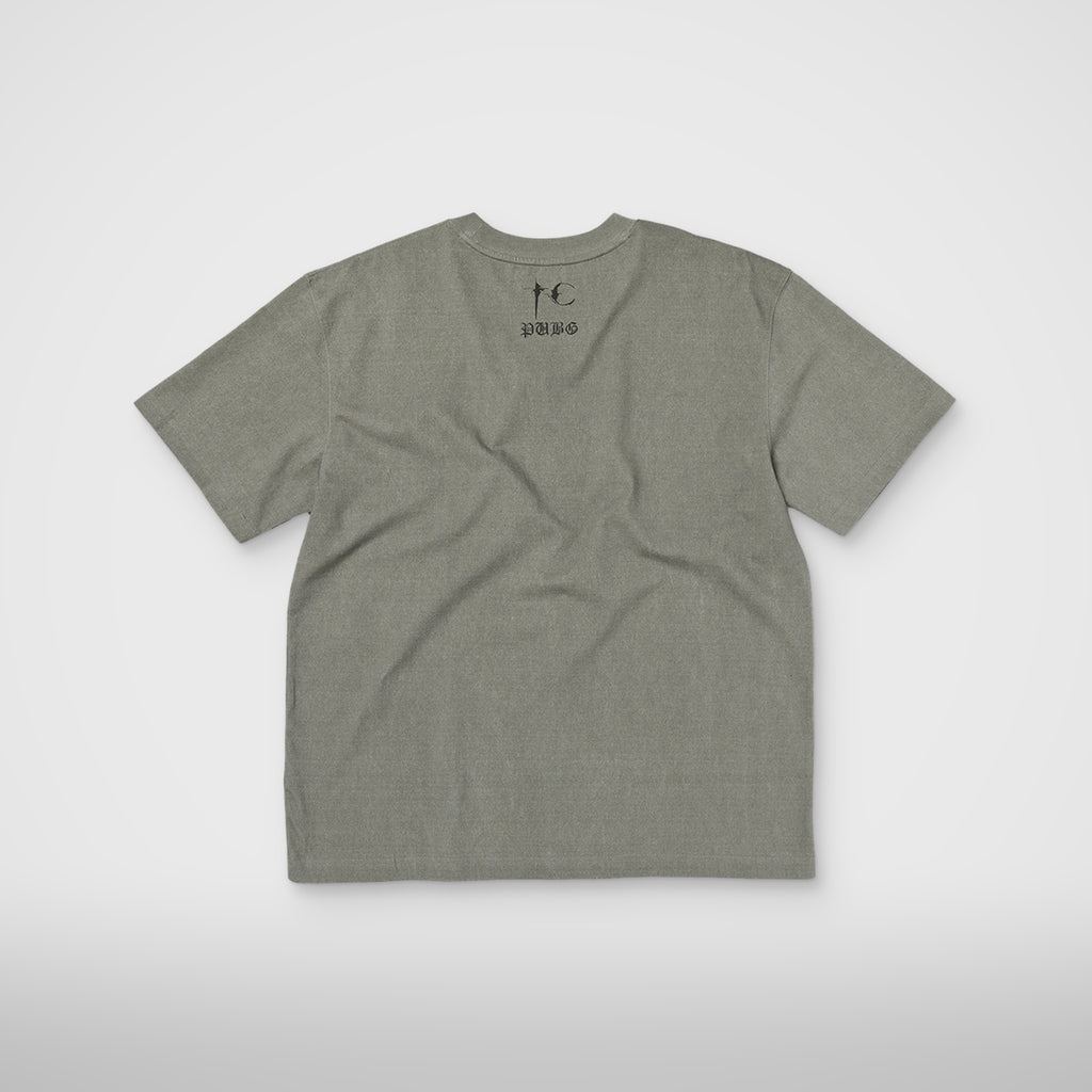 Thug Club Pubg Exclusive Gladiator T-Shirt in grey, view 2 of 2