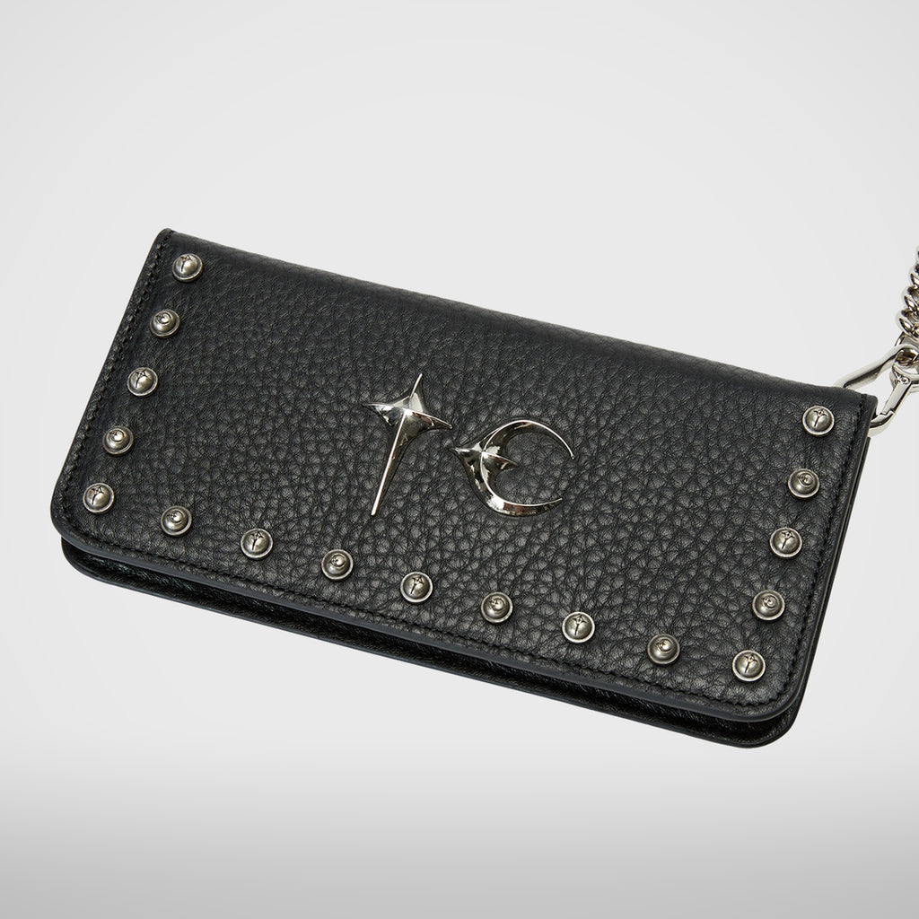 Thug Club TC Long Wallet in black, view 2 of 12