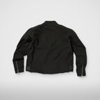 Thug Club TC Racing Jacket in black, back view
