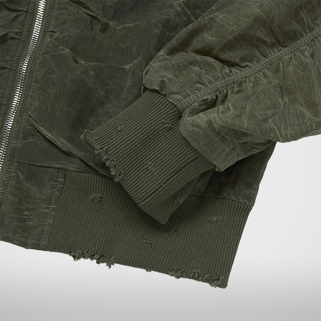 Thug Club Scarred Tango Charlie Bomber in khaki, view 6 of 7