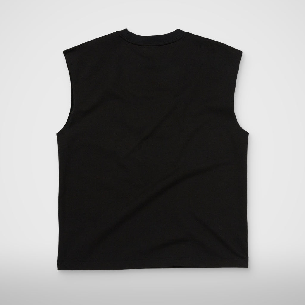 Thug Club TC Skull Sleeveless in black, back view
