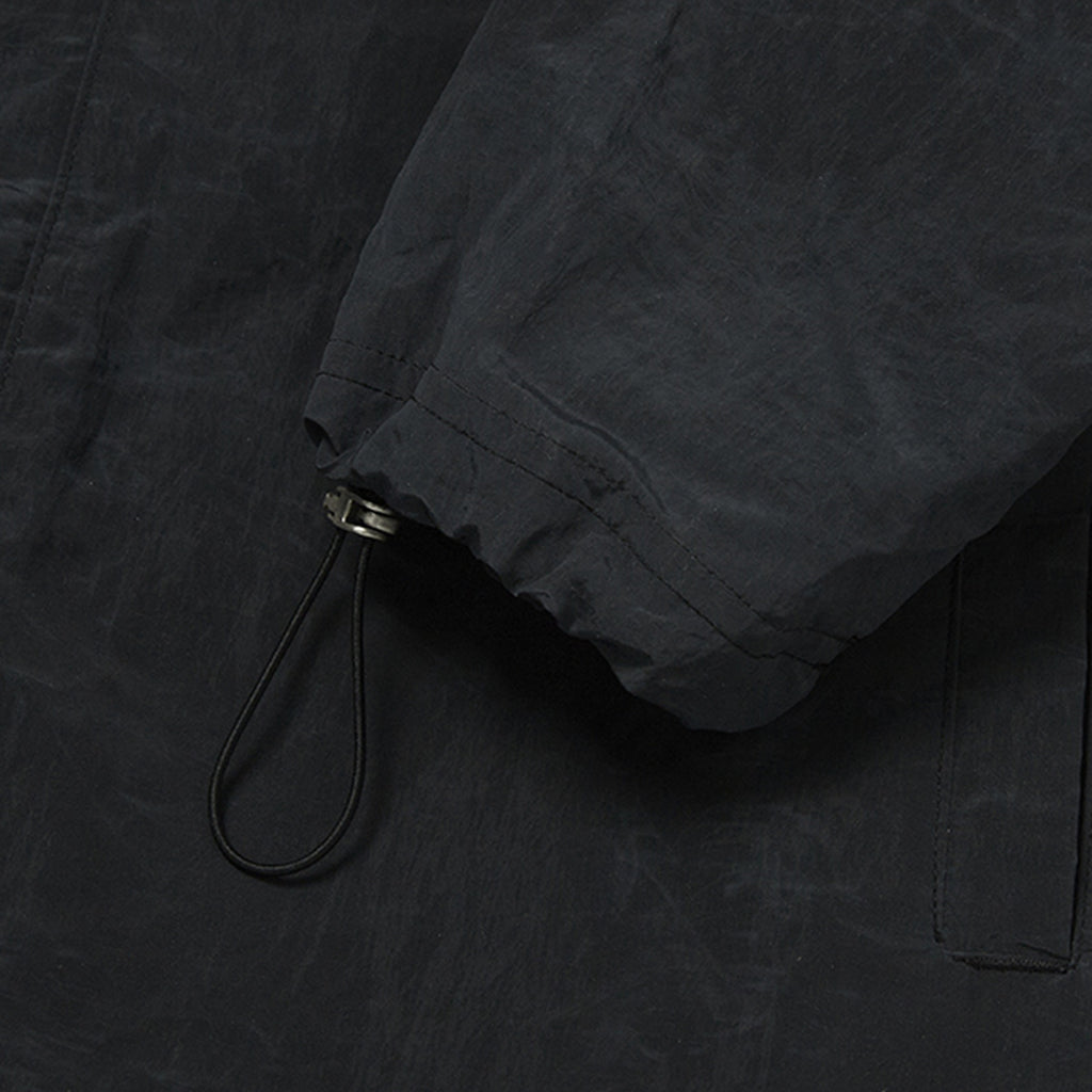 Thug Club Scarred Double Sheltering Poncho in black, view 7 of 8