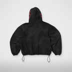 Thug Club TC Riding Skull Hoodie in black, back view