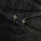 Thug Club Double Knee Denim Pants in black, view 4 of 8