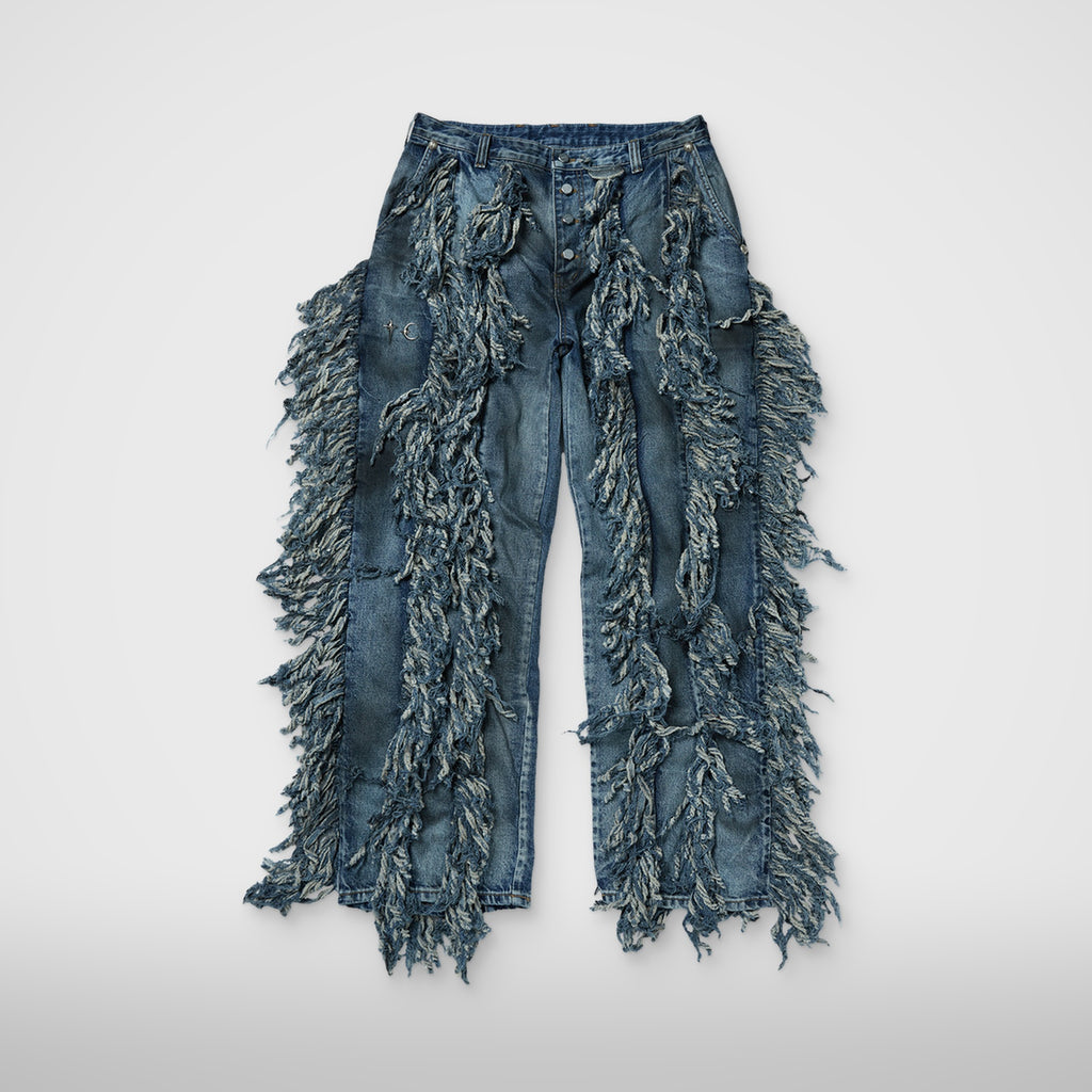 Thug Club Angels Denim Pants in blue