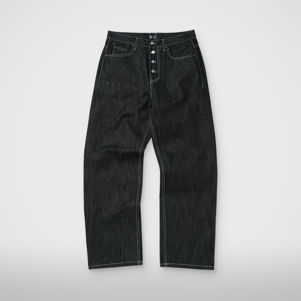 Thug Club Land Warfare Denim Pants in black