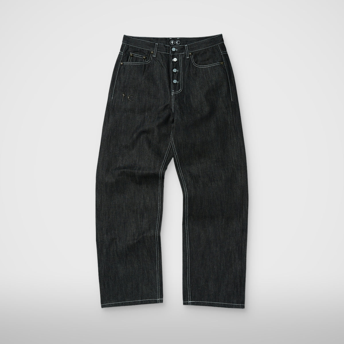 Thug Club Land Warfare Denim Pants in black