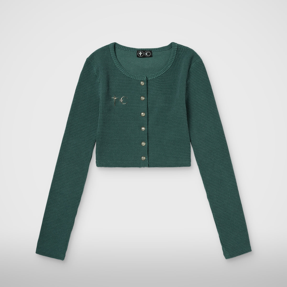 Thug Club TC Womens Cardigan in green