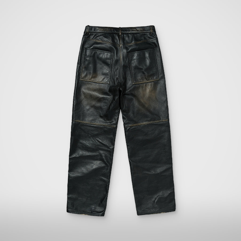 Thug Club Bio Soldier Leather Pants in black, view 2 of 7