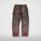 Thug Club Two Tone Washed Carpenter Pants in grey, view 2 of 8