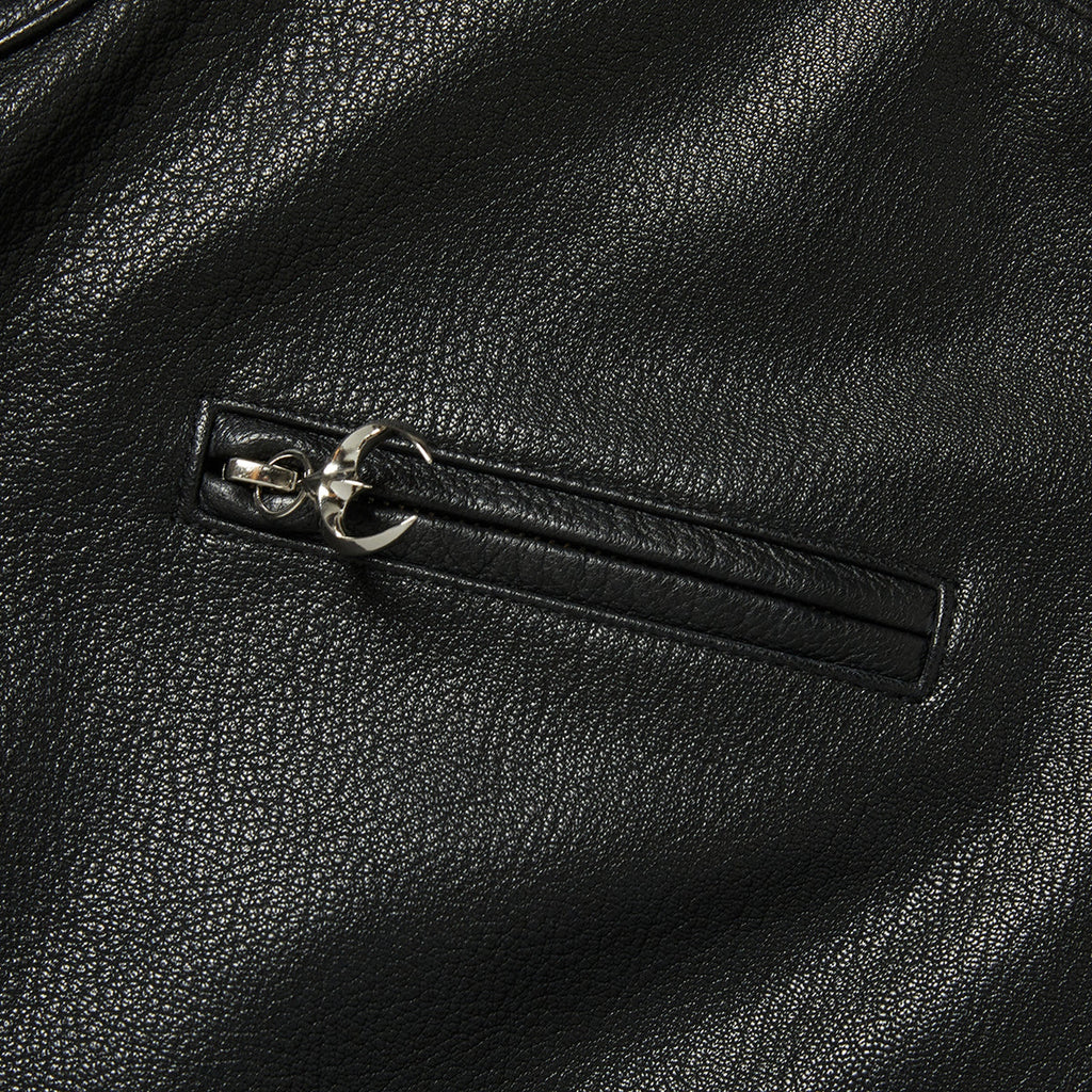 TC HOTHEAD THREE RIDING SKULL LEATHER JACKET
