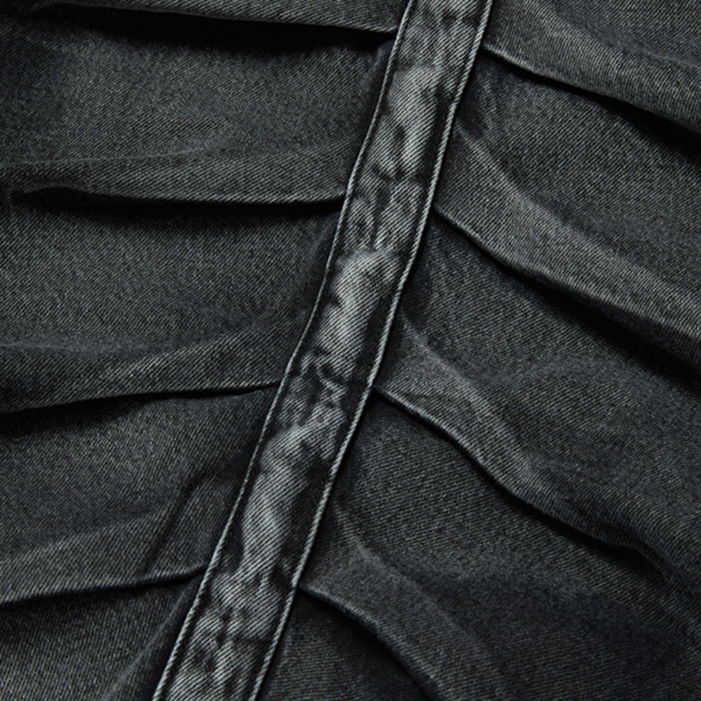 Thug Club Claw Denim Jacket in black, view 8 of 9