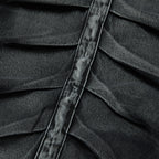 Thug Club Claw Denim Jacket in black, view 8 of 9