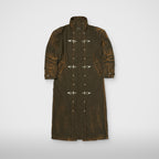 Thug Club TC Trigun Coat in olive, front view