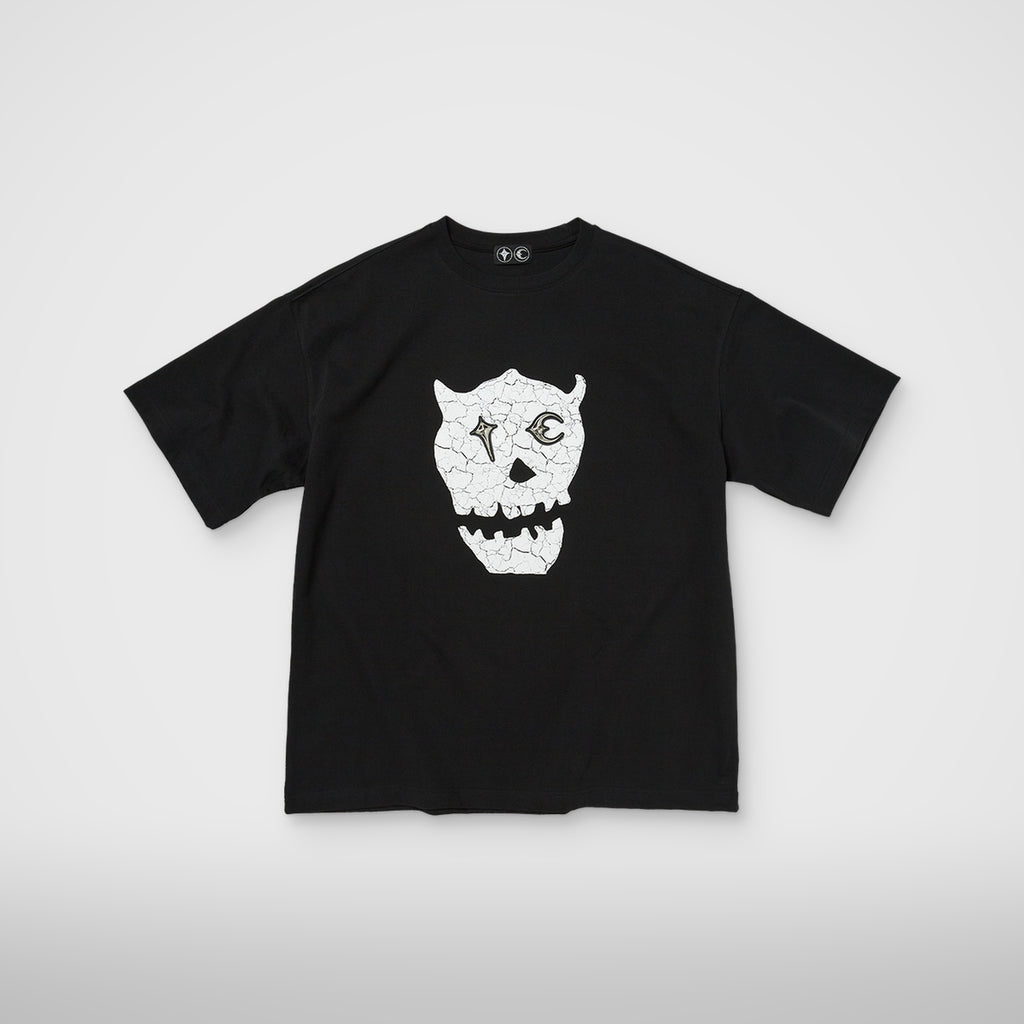 Thug Club TC Skull T-Shirt in black, front view