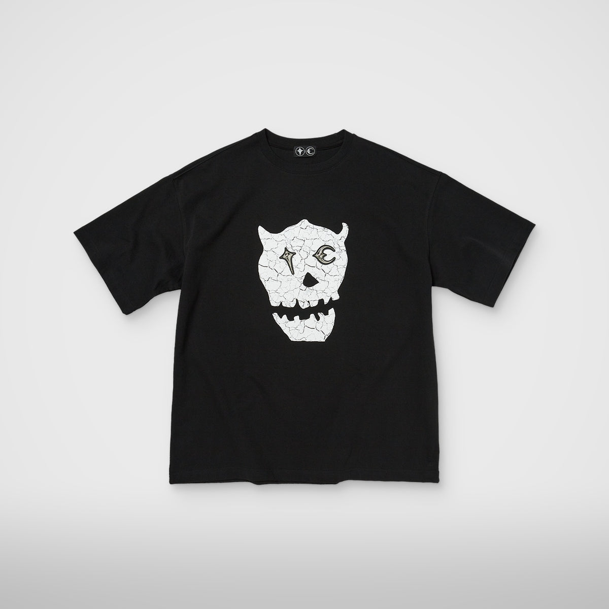 Thug Club TC Skull T-Shirt in black, front view