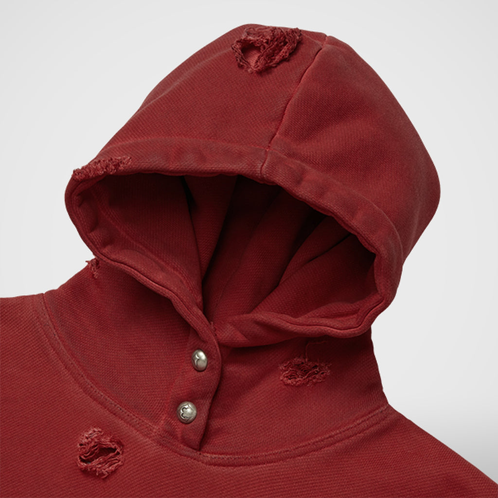 Thug Club Rock Hoodie in red, view 3 of 7