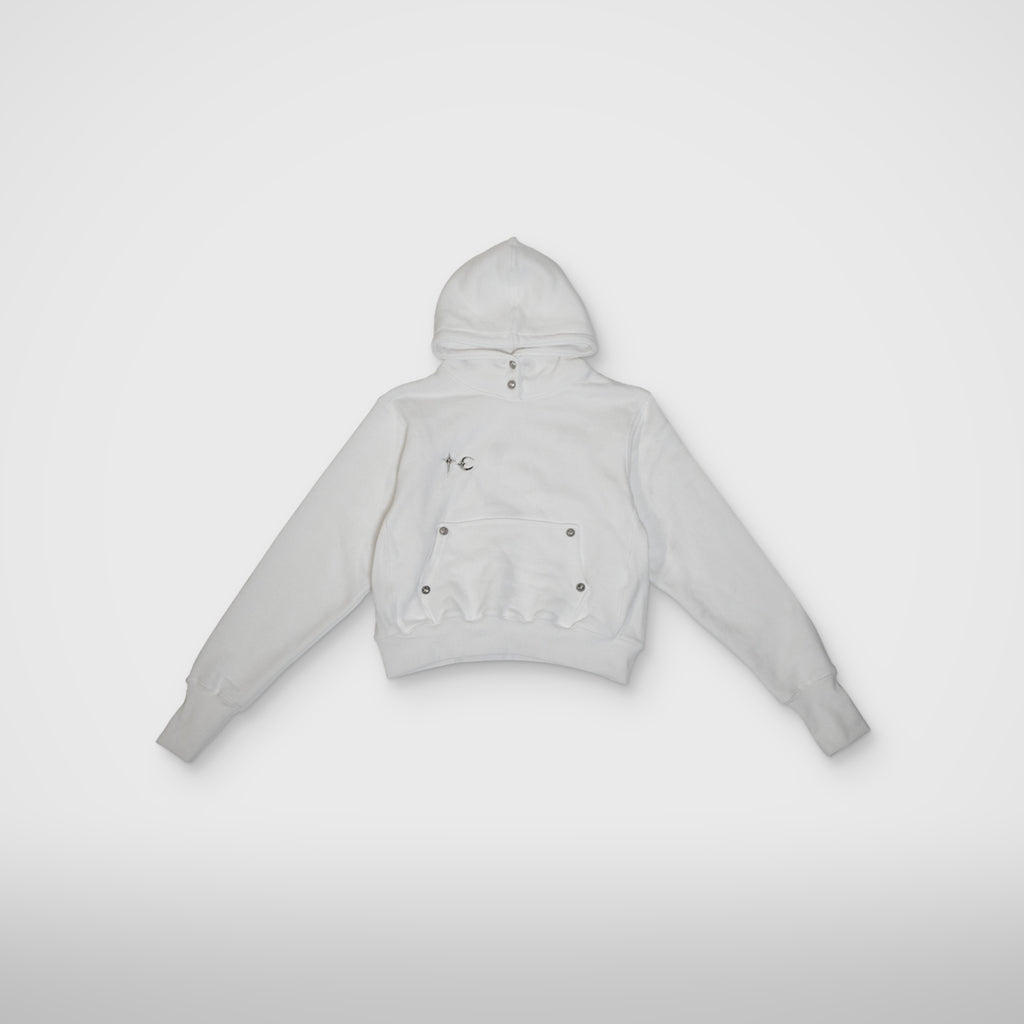 Thug Club Womens Armor Hoodie in white