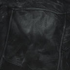 Thug Club Leave A Trace Denim Jacket in black, view 8 of 9