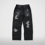 Thug Club Vintage Double Knee Pants in black, view 2 of 2